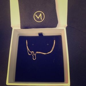 Tamara Mellon 14k gold anklet